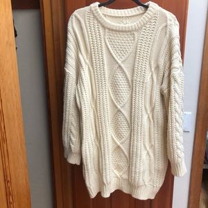 Chicwish oversized knit sweater dress